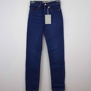 New Everlane Women's Jeans High Rise Slim Straight Denim